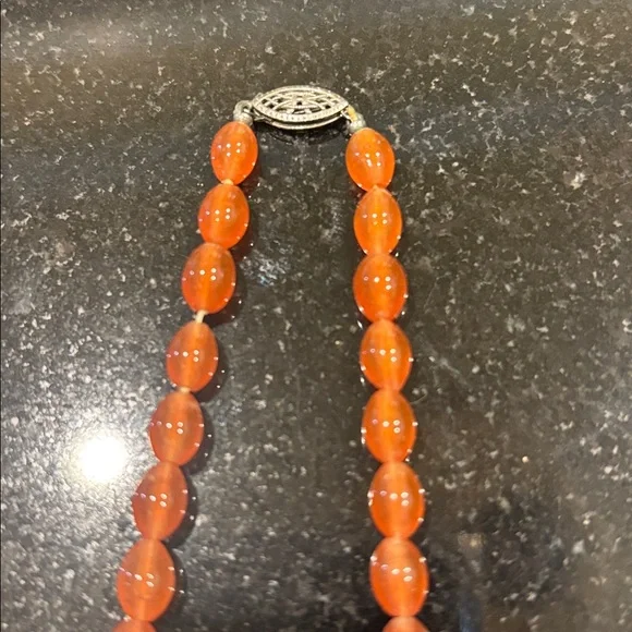 ❤️SALE❤️Elegant Vintage Amber Beaded Necklace - Picture 3 of 3